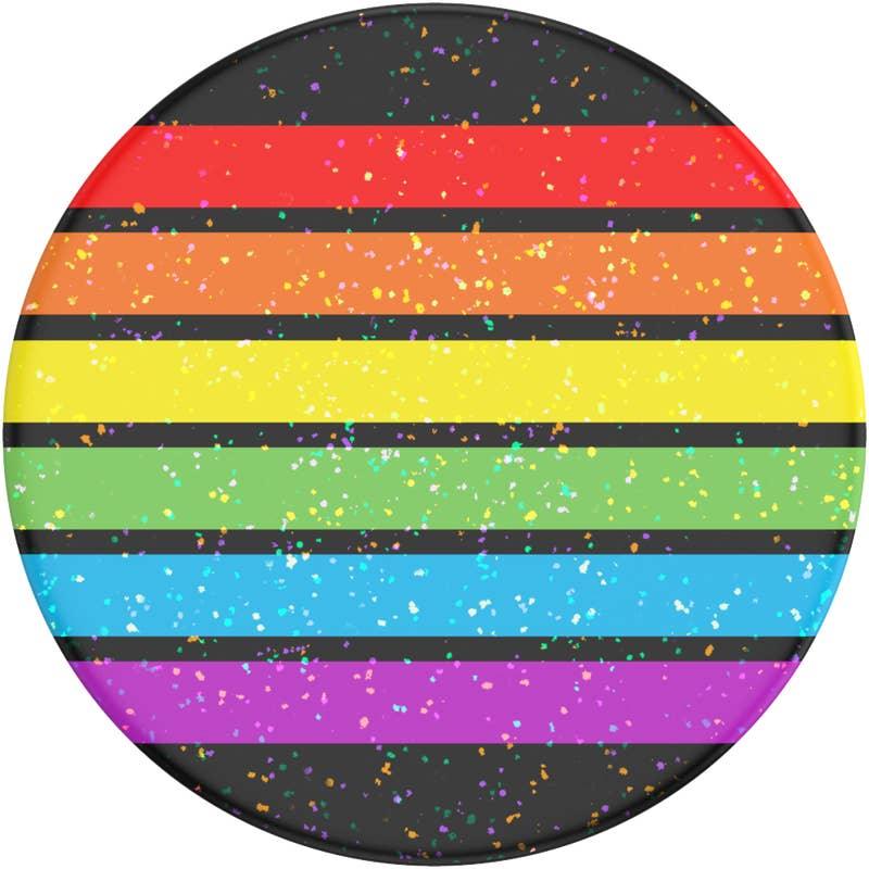 Glitter Rainbow Stripe, PopSocket - PopSockets - The Sock Monster