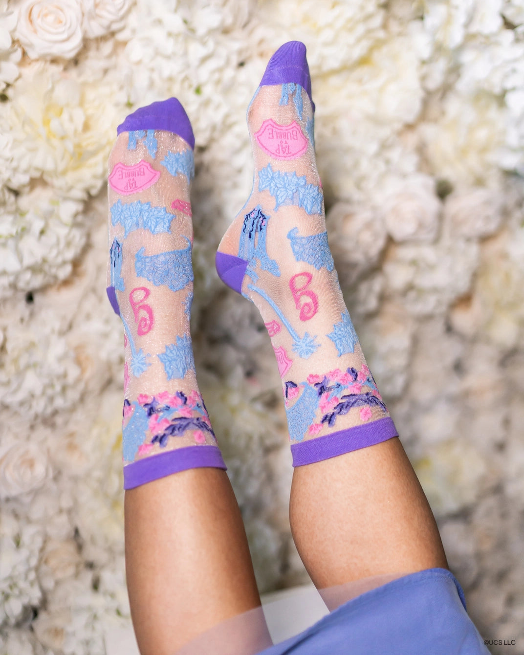 Get Ready With Glinda | Wicked | Shimmer Sheer Crew Sock