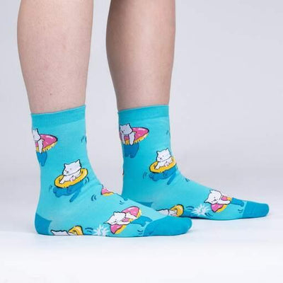 Hangin' Meowt, Women's Crew - Sock It To Me - The Sock Monster