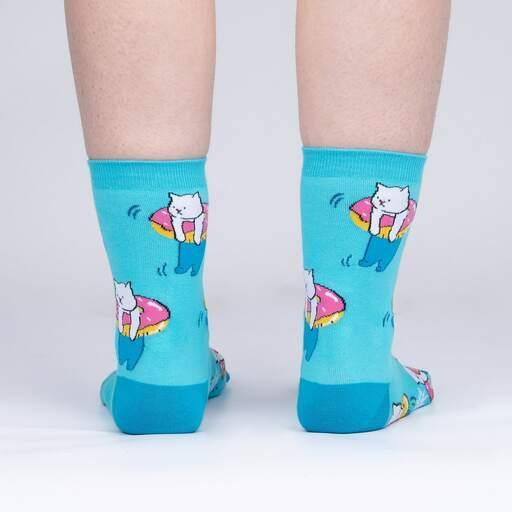 Hangin' Meowt, Women's Crew - Sock It To Me - The Sock Monster