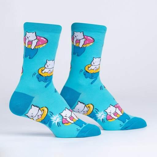 Hangin' Meowt, Women's Crew - Sock It To Me - The Sock Monster