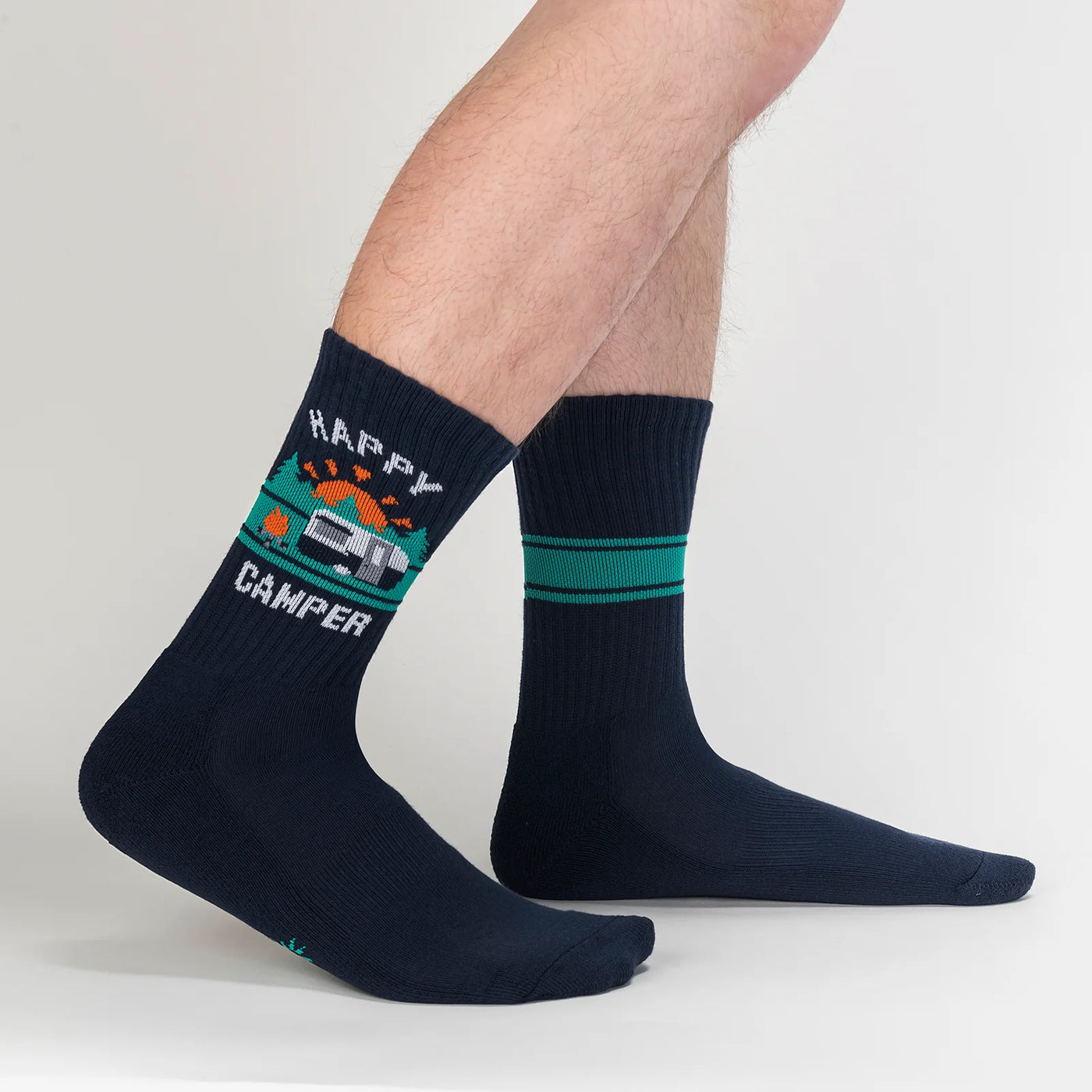 Happy Camper | Unisex Ribbed Crew