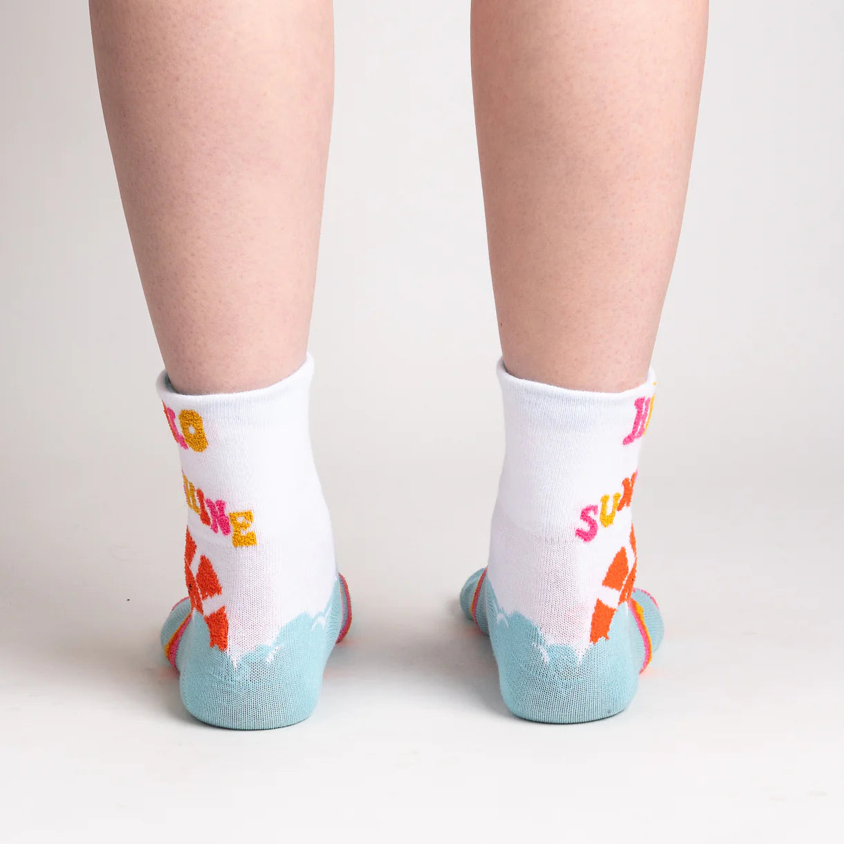 Hello Sunshine | Fuzzy | Women's Turn Cuff Crew