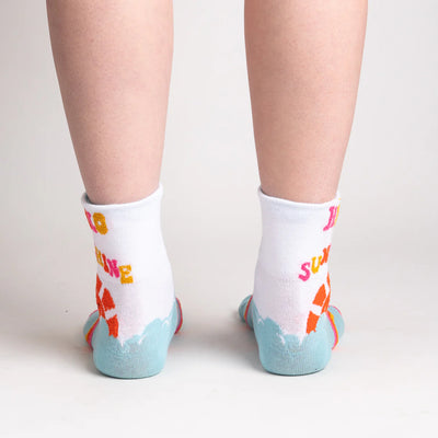 Hello Sunshine | Fuzzy | Women's Turn Cuff Crew