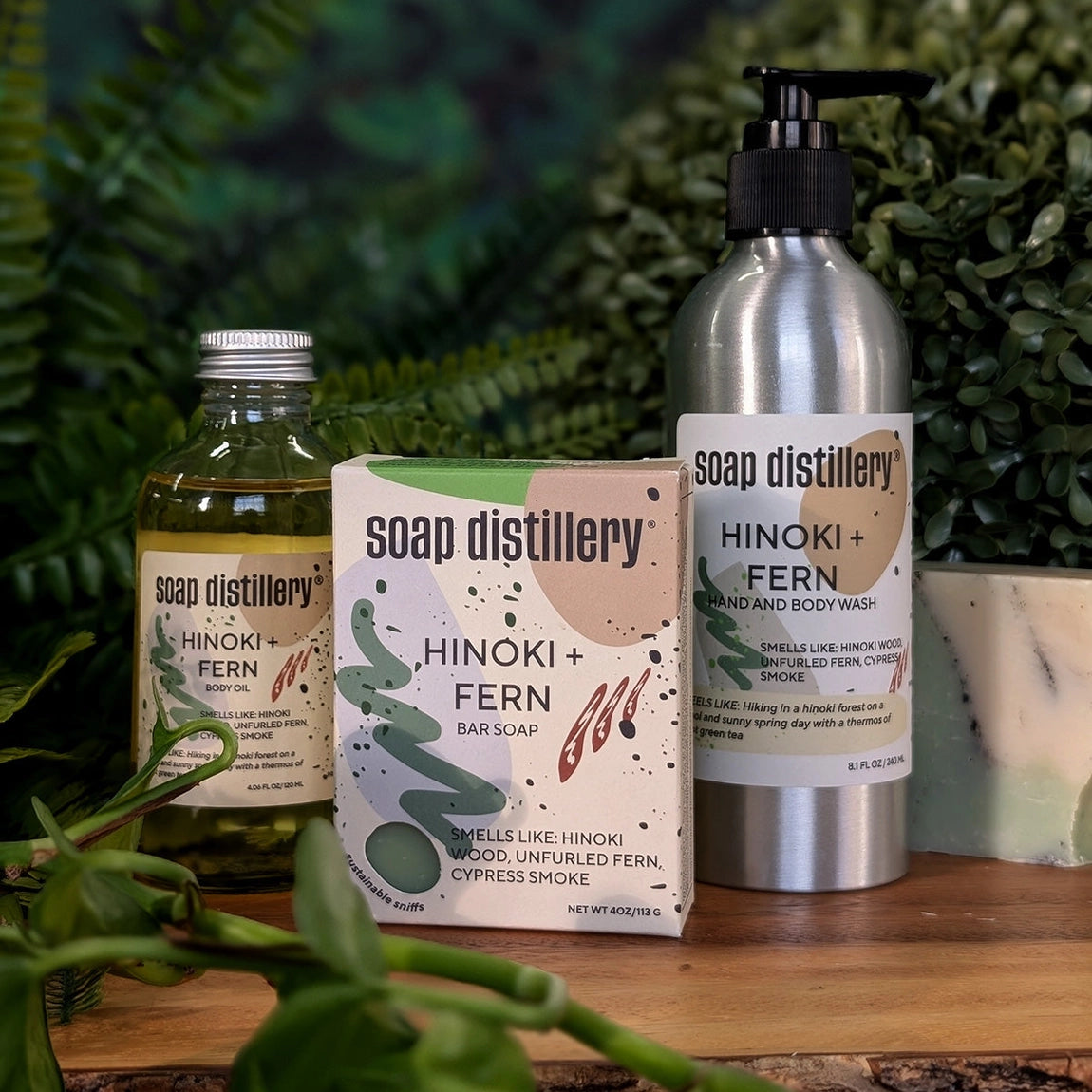 Hinoki + Fern | Hand & Body Wash
