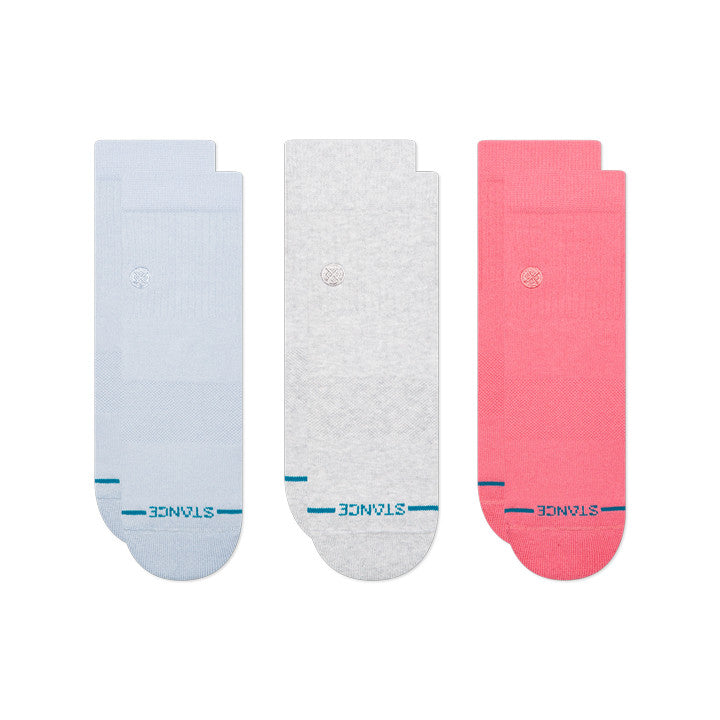 Icon | Women's Quarter Crew | 3-Pack