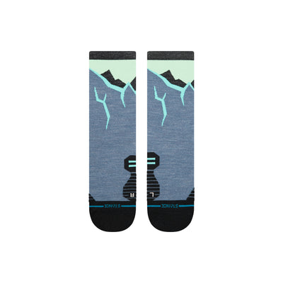 Icy Mountain | Merino Blend | Crew Socks