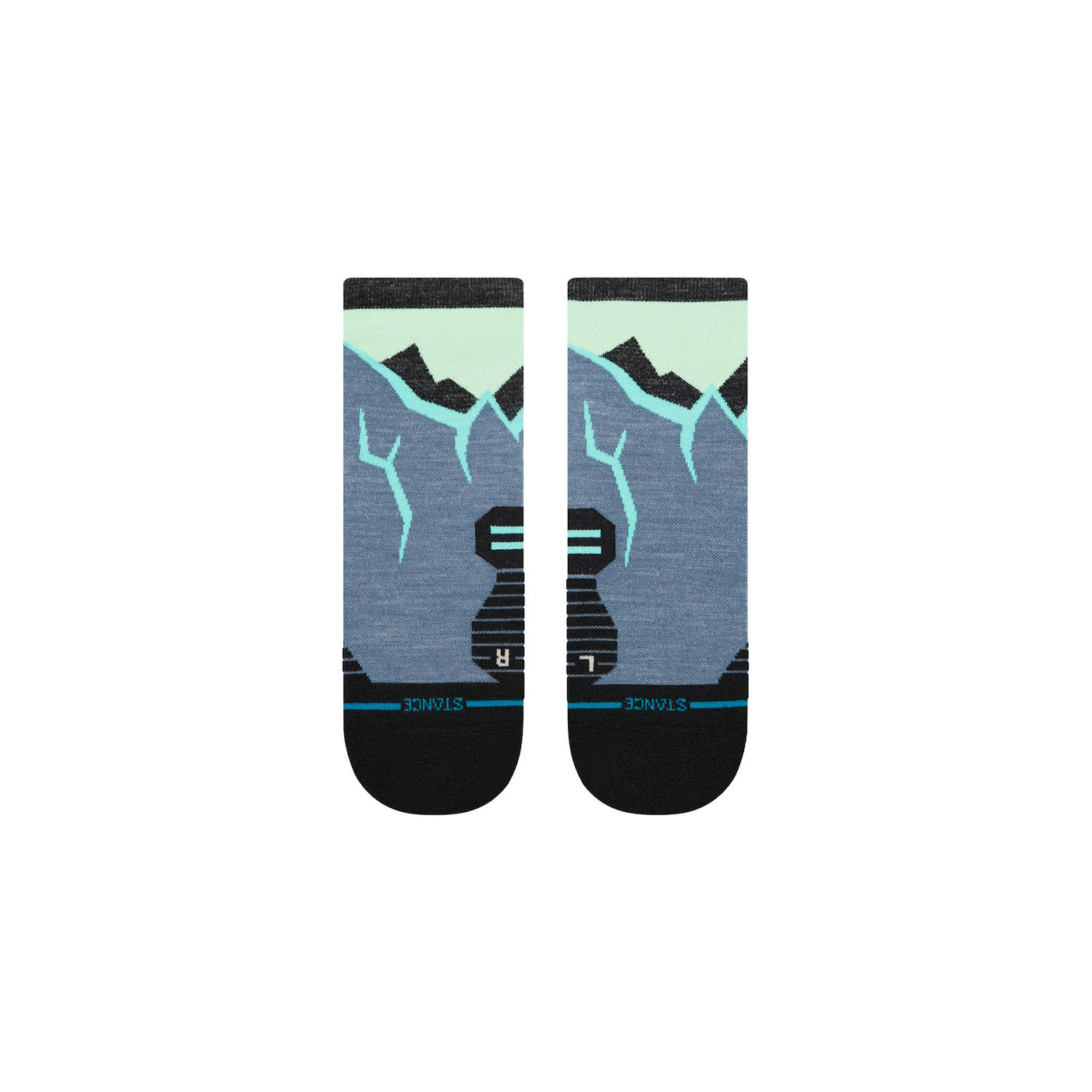 Icy Mountain QTR | Merino Blend | Quarter Crew