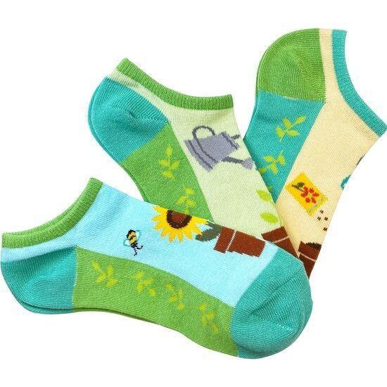 In The Garden, Women's 3-Pack No Shows - Foot Traffic - The Sock Monster