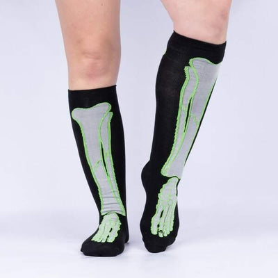 It's Going Tibia Good Day, Women's Knee-high - Sock It To Me - The Sock Monster