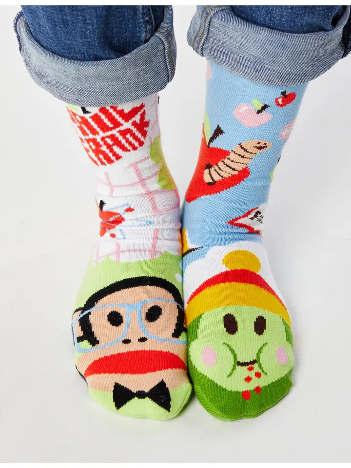 Julius and Sam | Teen and Adult Socks | Mismatched Cute Crazy Fun Socks