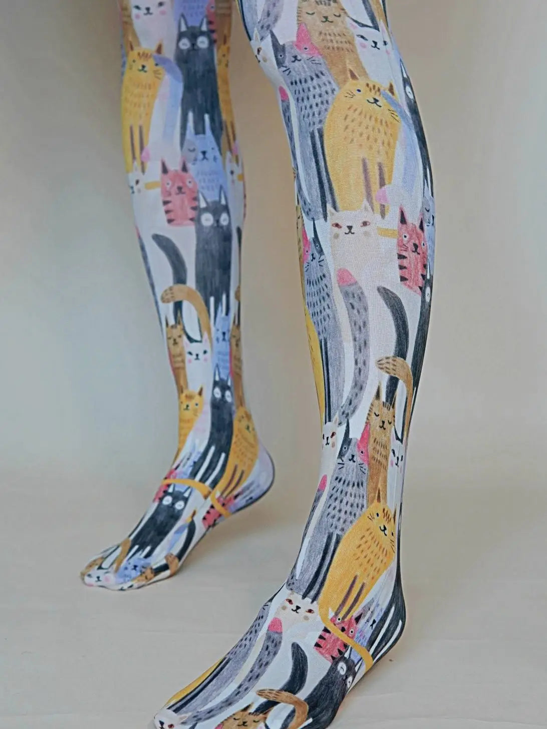 Kawaii Kitty | Printed Tights