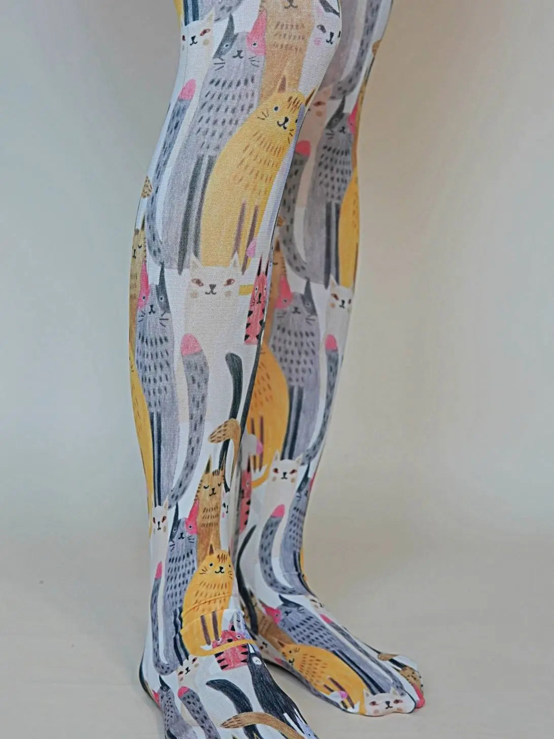 Kawaii Kitty | Printed Tights