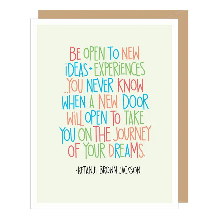 "Journey" Ketanji Brown-Jackson Quote | Greeting Card