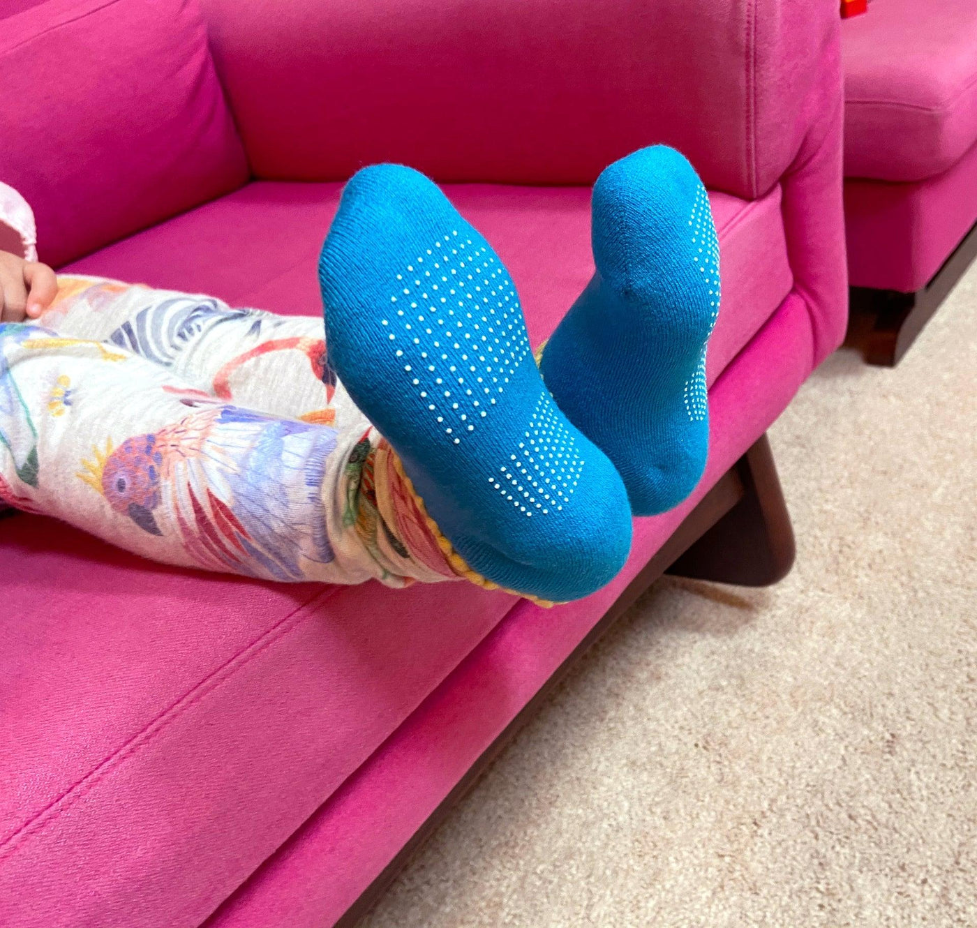 KIDS | CHERRYSTONE® Slipper Socks | Candy Color with Grips | Age 2-4 - CherryStone - The Sock Monster