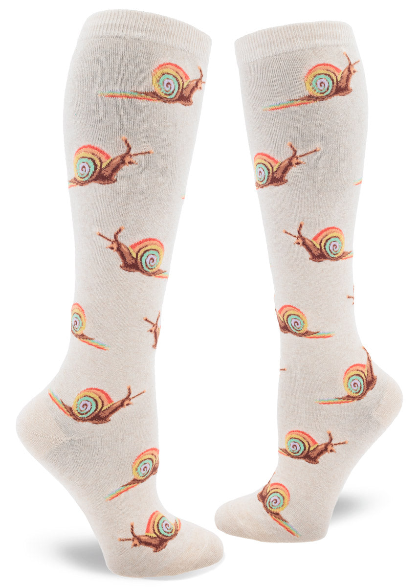 Rainbow Snail | Women's Knee-high