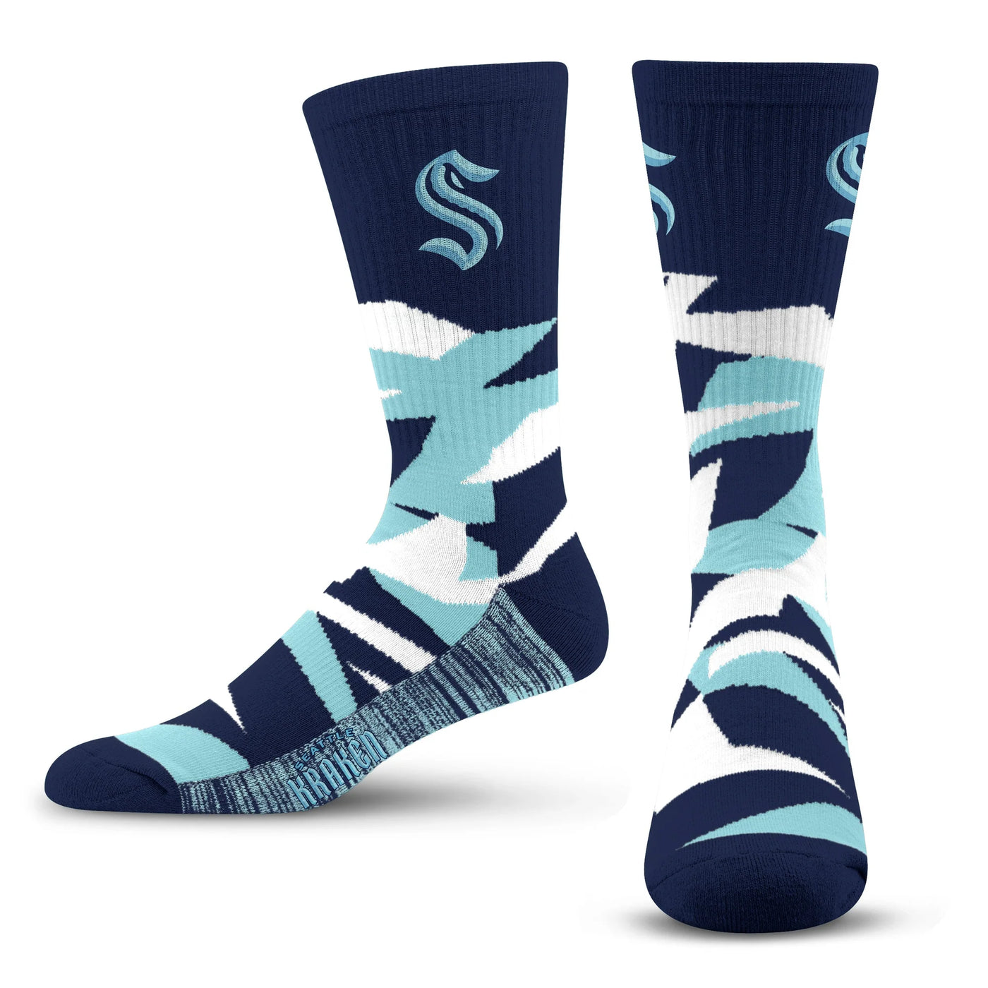 Seattle Kraken | Shattered | Crew Socks