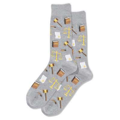 LAWYER, Men's Crew - Hot Sox - The Sock Monster