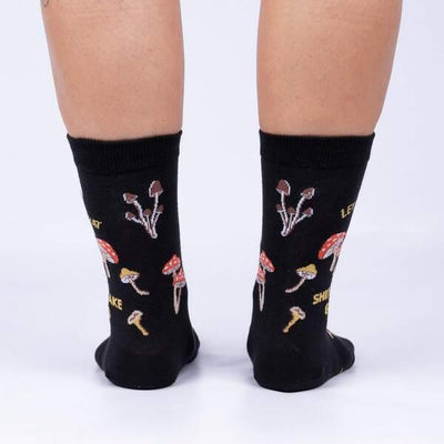 Let That Shiitake Go, Women's Crew - Sock It To Me - The Sock Monster