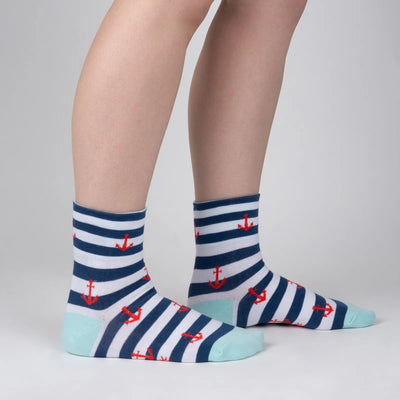 Lil Bit Salty | Women's Turn Cuff Crew