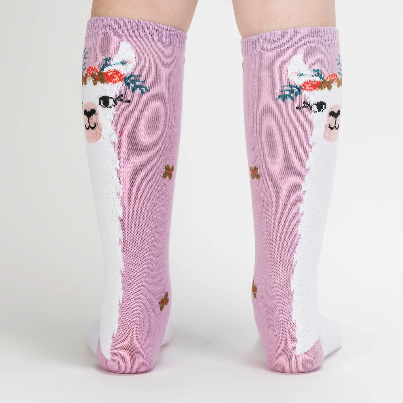 Llama Queen | Fuzzy | Junior Knee-high