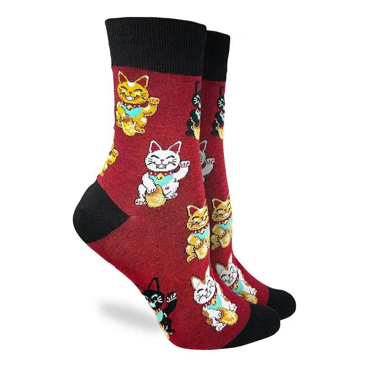 Lucky Waving Cats | Women's Crew