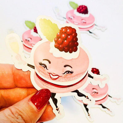 Macaron | Die-cut Refrigerator Magnet - Kitschy Delish - The Sock Monster