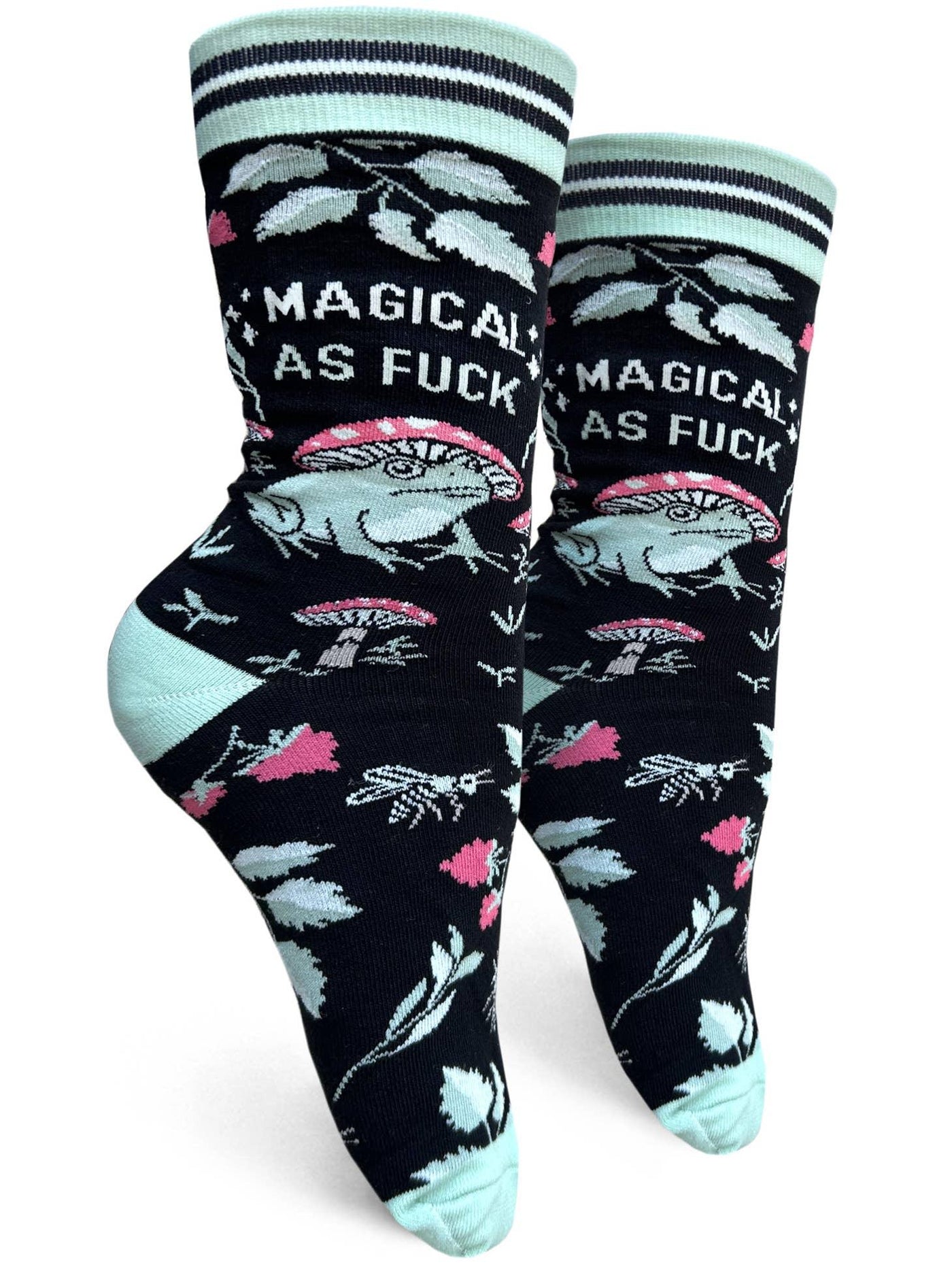 Magical As Fuck, Womens Crew - Groovy Things - The Sock Monster