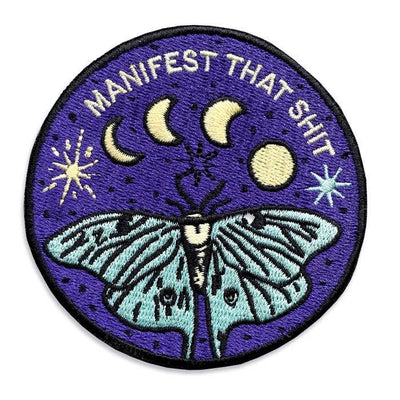 Manifest That Shit Patch - Groovy Things - The Sock Monster