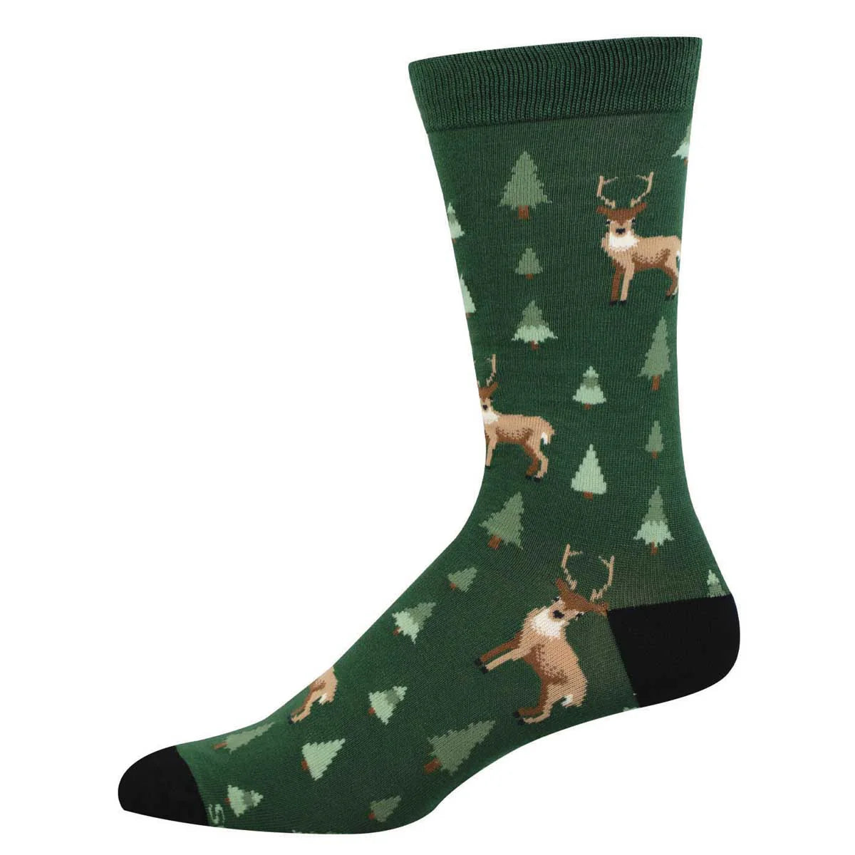 Deer in the Trees | Men's Bamboo Crew