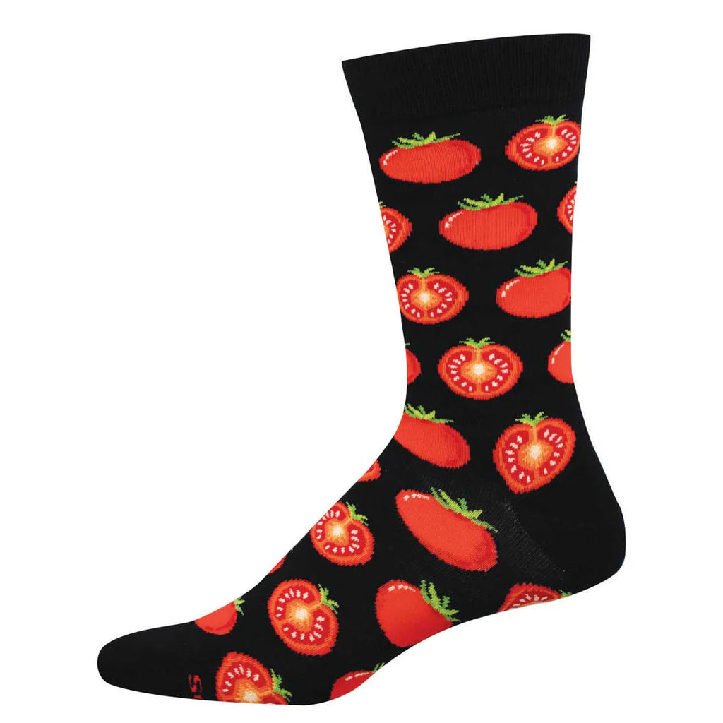 Tantalizing Tomatoes | Men's Bamboo Crew