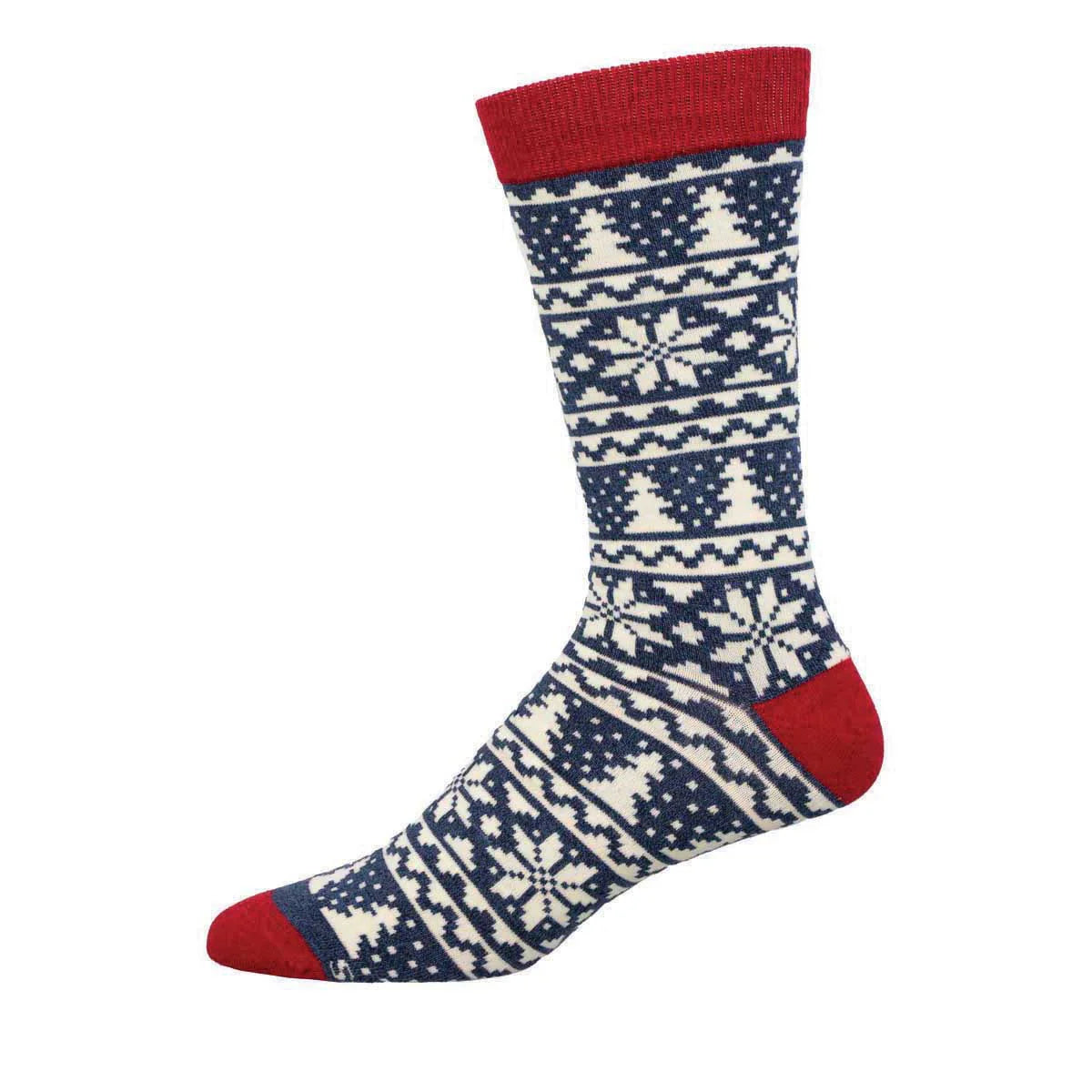 Christmas Fair Isle | Men's Bamboo Crew