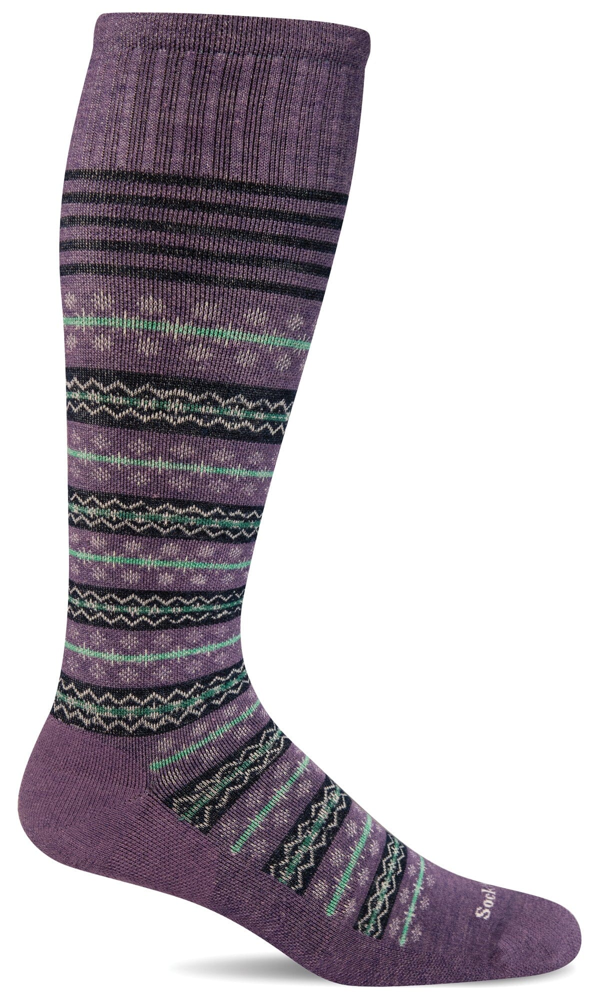Mini Fair Isle | Women's Moderate Compression Knee-High