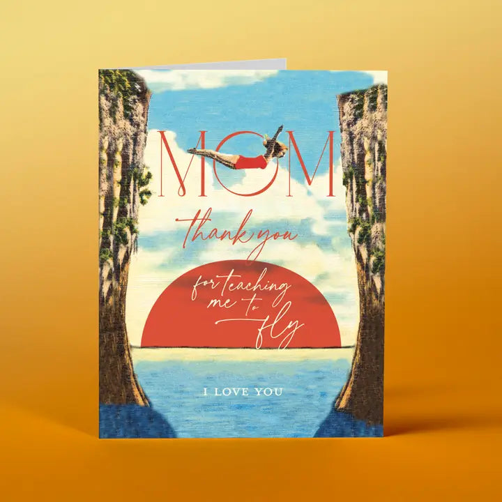 Mom Flying | Mother's Day Card – The Sock Monster