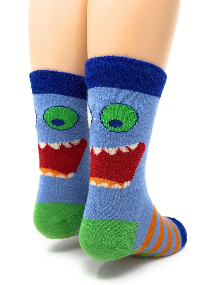 sock monsters Baby, Toddler & Kid Monster Alpaca Socks Non-Skid, Size Toddler (2-5)