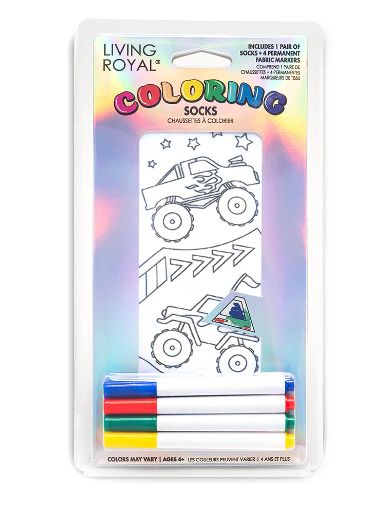 Monster Truck | Coloring Socks