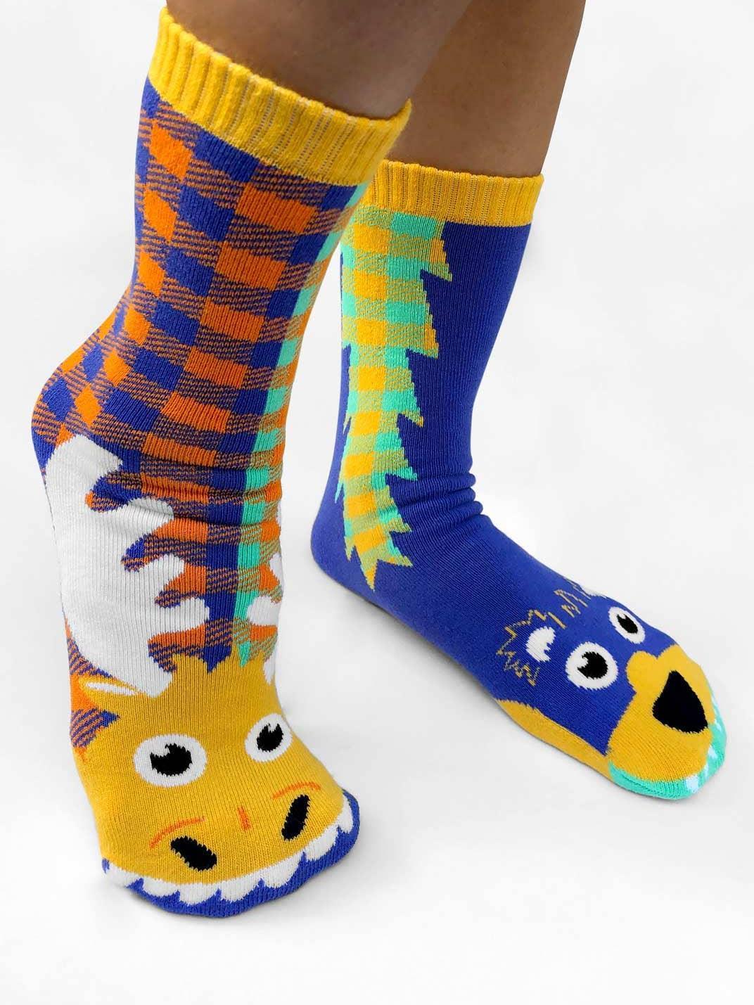 Moose & Bear | Adult Socks | Mismatched Cute Crazy Fun Socks - Pals Socks - The Sock Monster