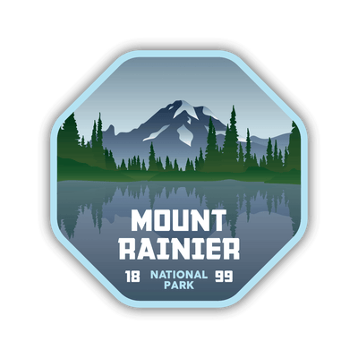 Mt. Rainier National Park | Sticker - Stickers Northwest - The Sock Monster