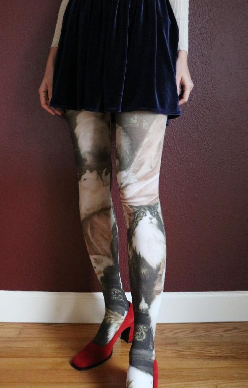 My Wife's Lovers by Carl Kahler | Printed Tights - Tabbisocks - The Sock Monster