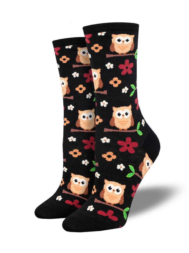 Night Owl, Women's Crew - Socksmith - The Sock Monster