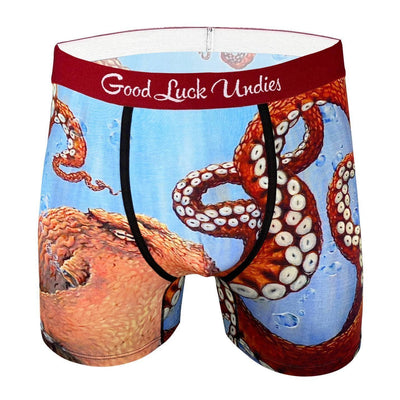 Octopus, Boxer Briefs - Good Luck Sock - The Sock Monster