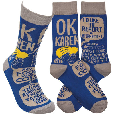Ok Karen, Crew - Primitives By Kathy - The Sock Monster