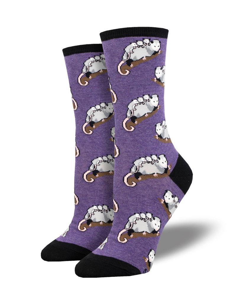 Opossum, Women's Crew - Socksmith - The Sock Monster