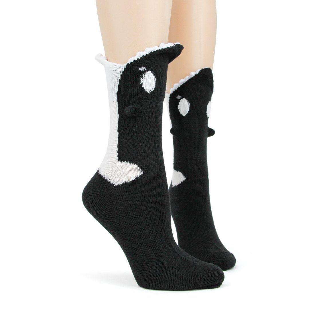 Orca 3-D, Women's Crew - Foot Traffic - The Sock Monster