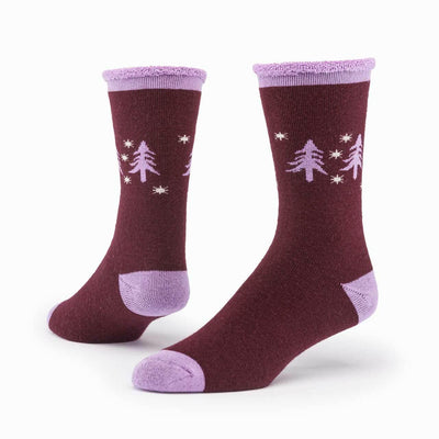 Organic Wool Socks - Snuggle Forest - Maggie's Organics - The Sock Monster