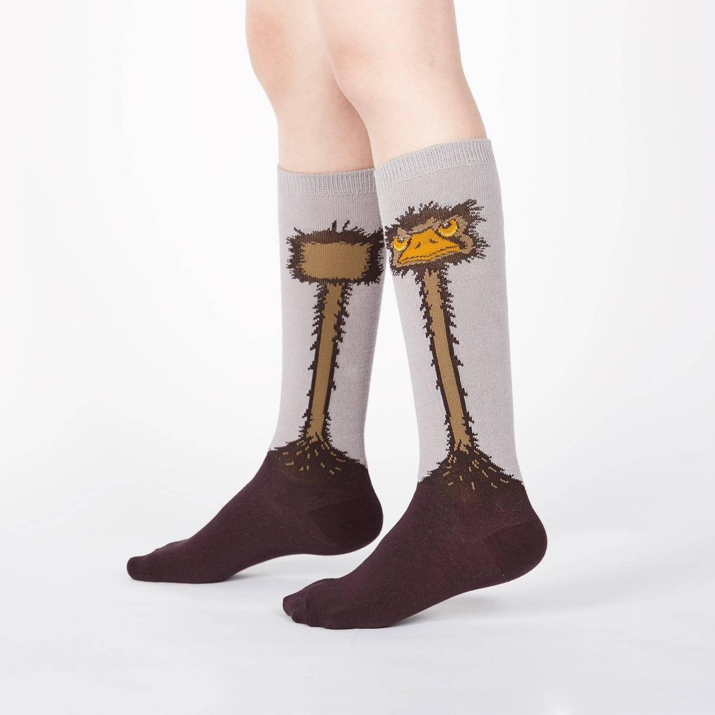 Ostrich, Youth Knee-high - Sock It To Me - The Sock Monster