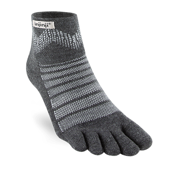 Outdoor Midweight Mini-Crew Wool - Injinji - The Sock Monster