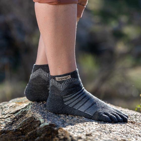 Outdoor Midweight Mini-Crew Wool - Injinji - The Sock Monster