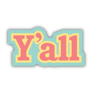 Pastel Y'all | Sticker - Stickers Northwest - The Sock Monster