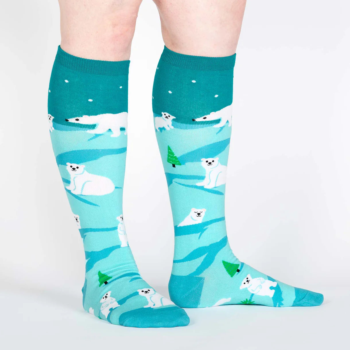 Polar Bear Stare | Women's Knee-high
